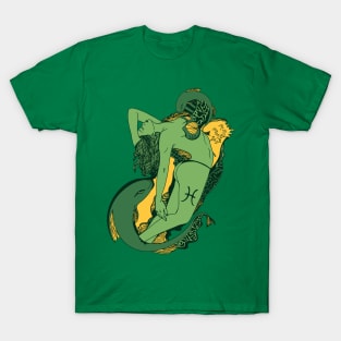 Forrest Green Pisces Beauty T-Shirt